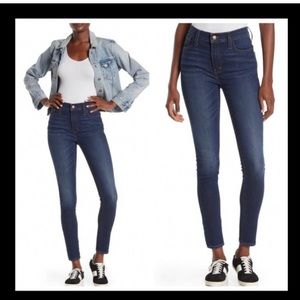 Madewell 9” mid rise skinny denim jeans
